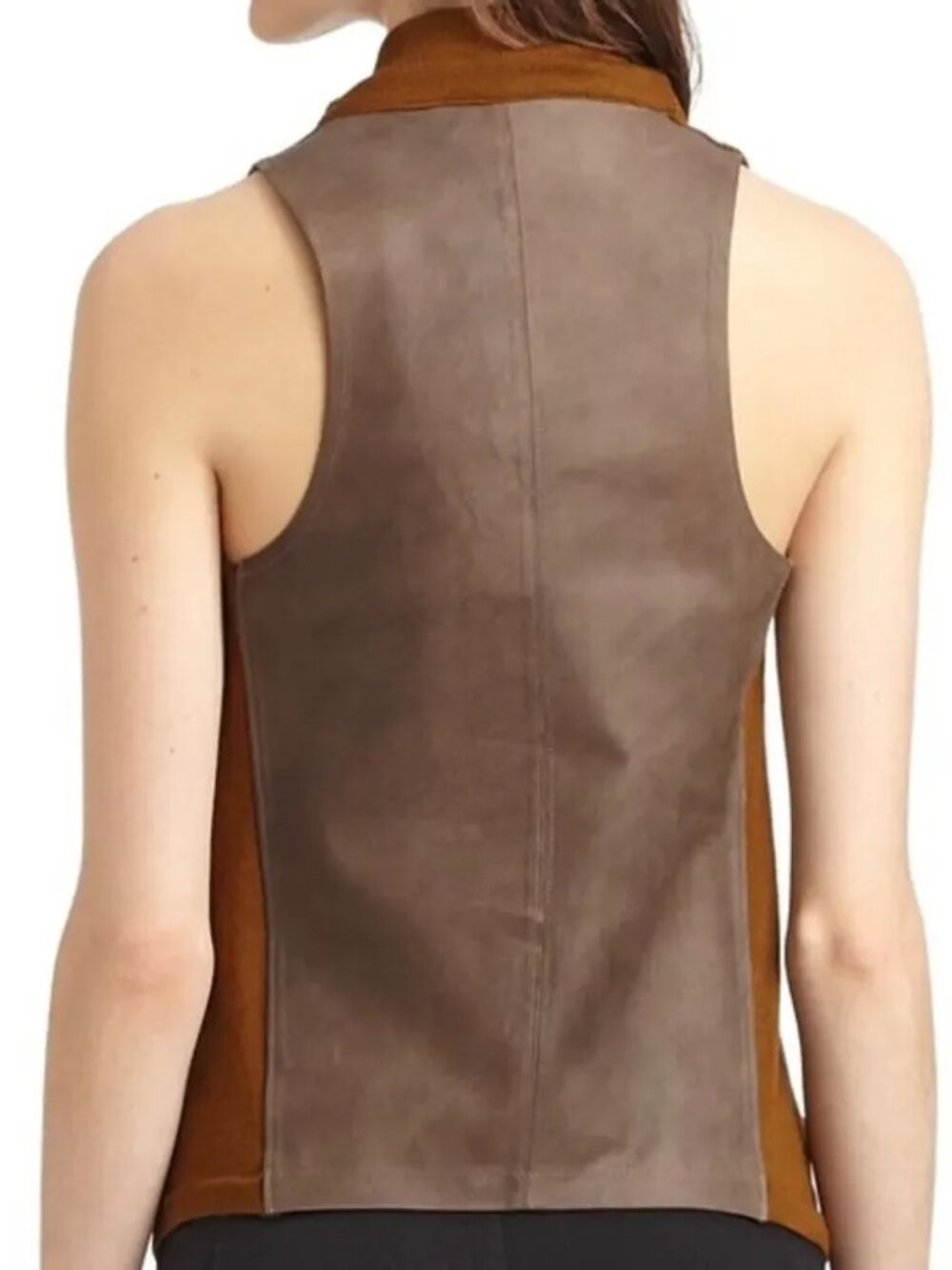 Maggie Ward Wool & Lamb Suede Vest